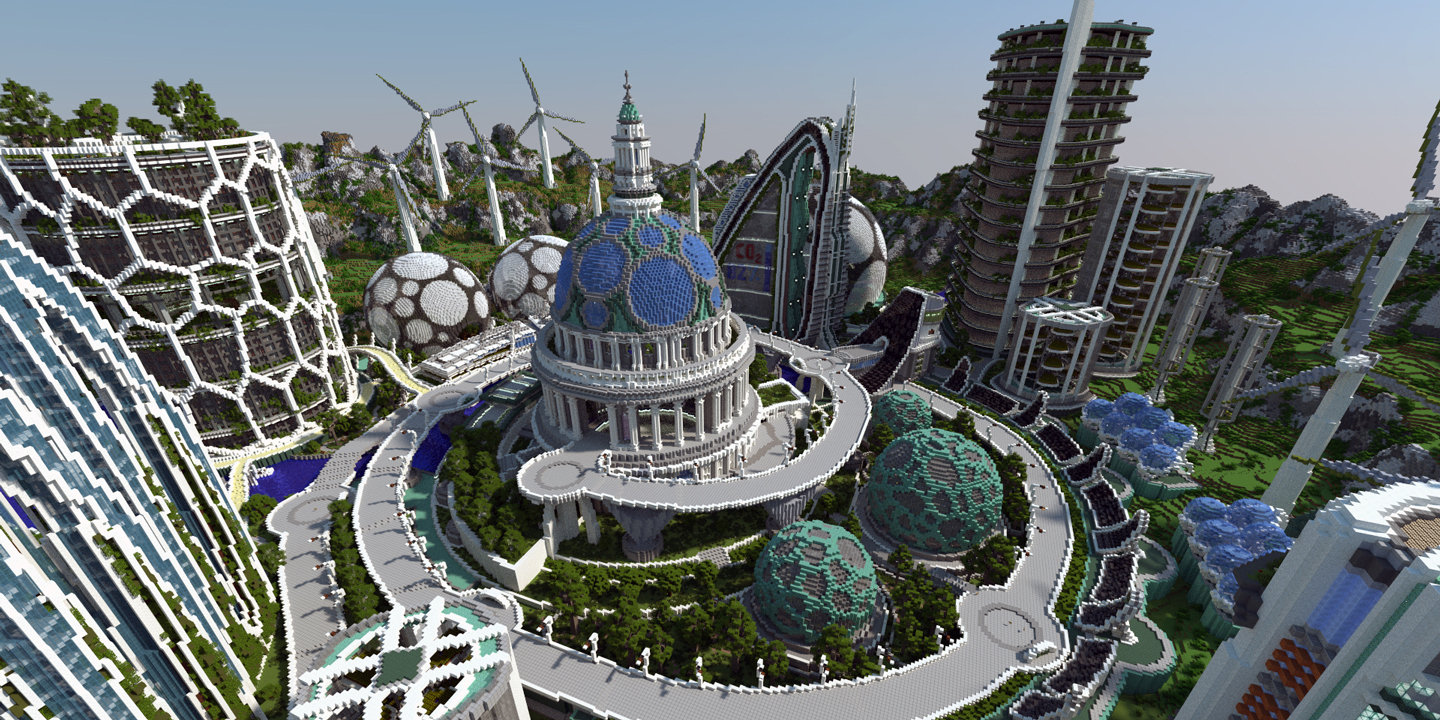 Construção Minecraft estilo arquitetura